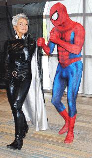 Spiderman and Storm!