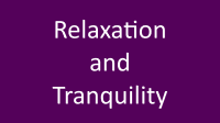 Relaxation and Tranquility