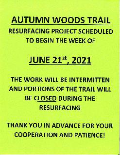 Autumn Woods Trail Work 2021