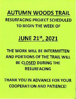 Autumn Woods Trail Work 2021