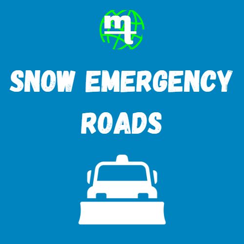 Snow Emergency Roads GIS App