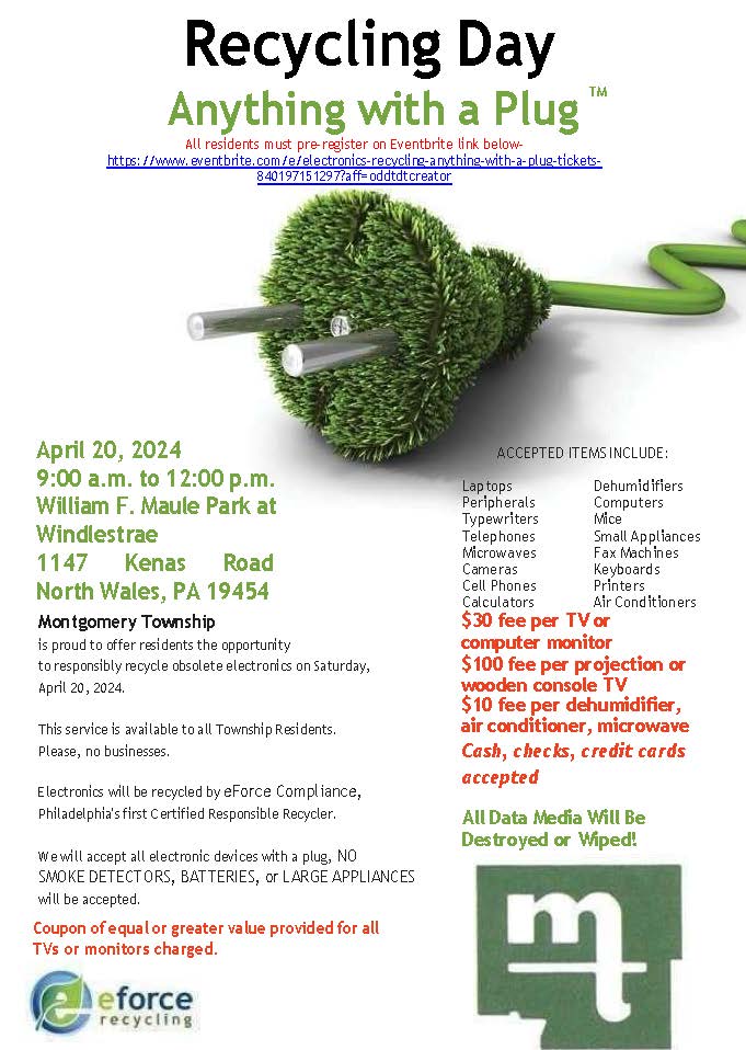 Electronic Recycling Event / Montgomery Township, PA